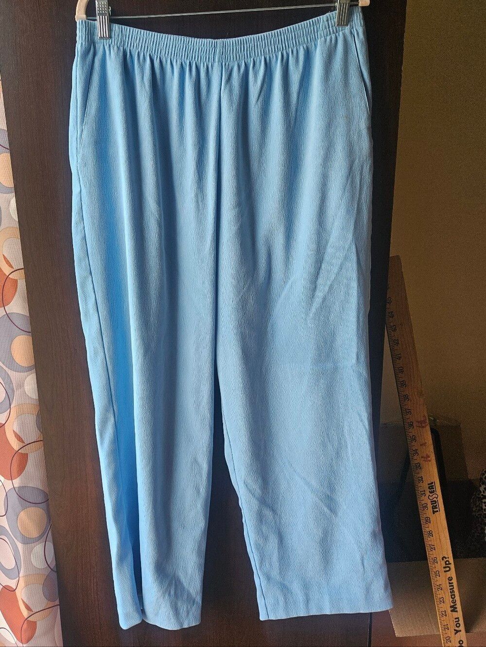 Alfred Dunner Light Blue Women's Elastic Waist Pants Size 18W